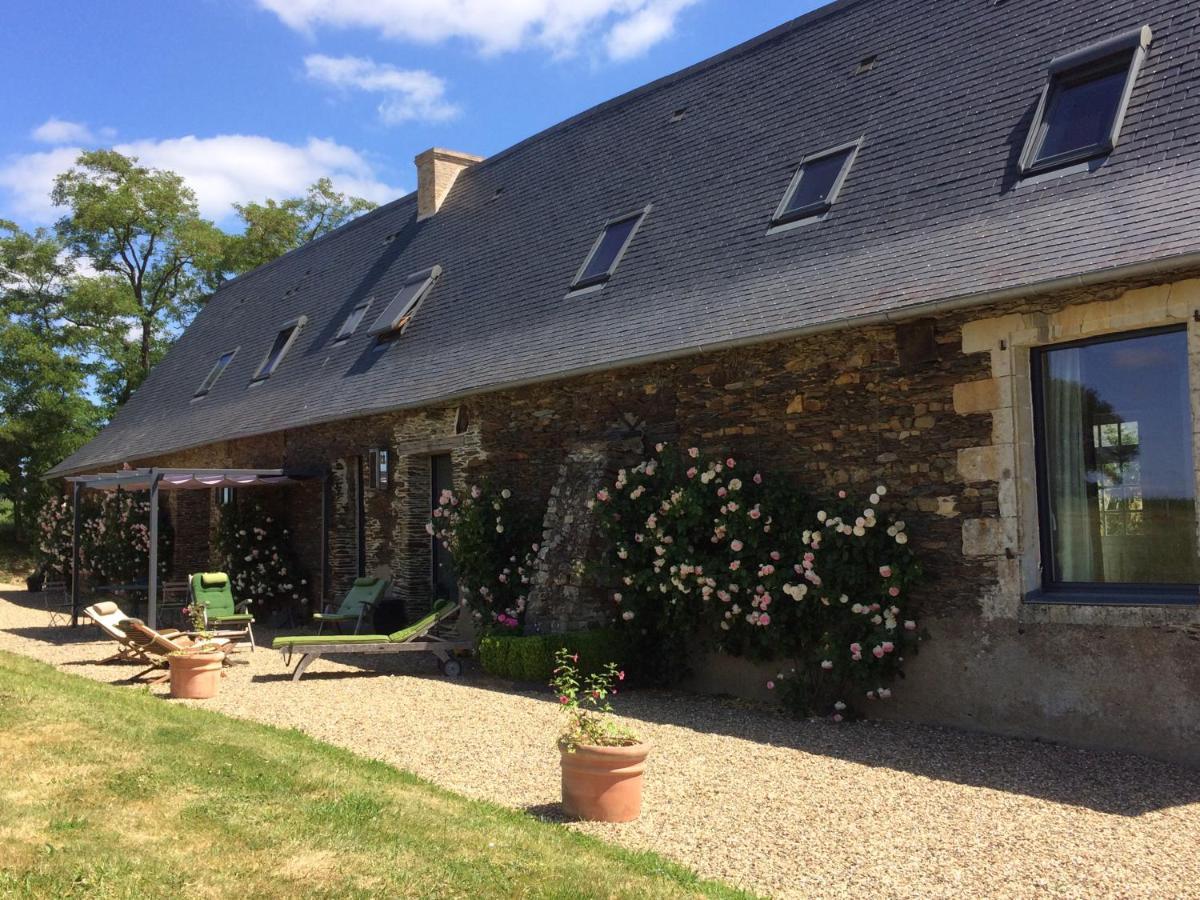 La Mouliniere, Jolie Longere Du Xviie Bed & Breakfast La Jaille-Yvon Exterior foto